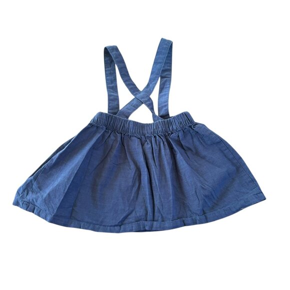 Cat & Jack Apple Appliqué Pinafore Dress Size 18M - Picture 2 of 5